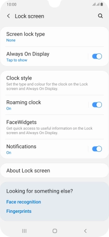 Press the Home key to return to the home screen.