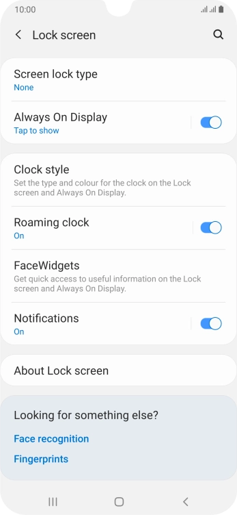 Press the Home key to return to the home screen.