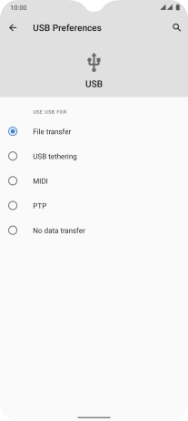 Press File transfer.