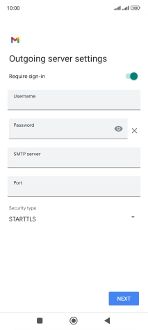 Press the indicator next to 'Require sign-in' to turn on the function.