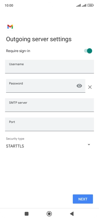 Press the indicator next to 'Require sign-in' to turn on the function.
