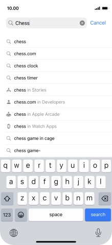 Press search.