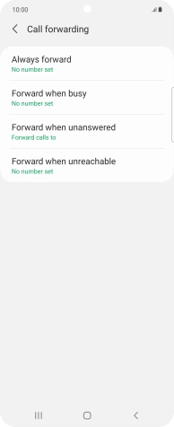 Press the Home key to return to the home screen.