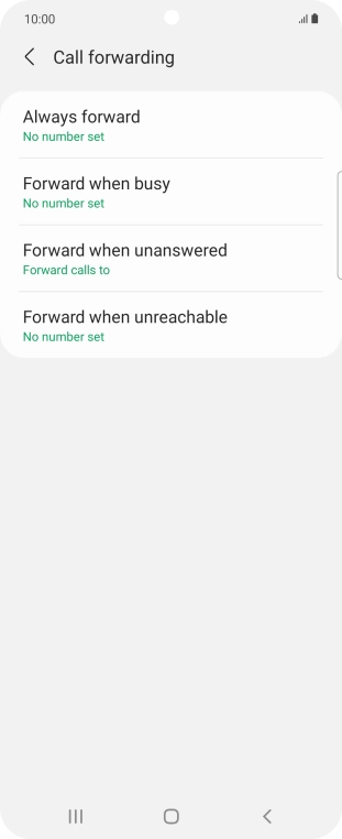 Press the Home key to return to the home screen.