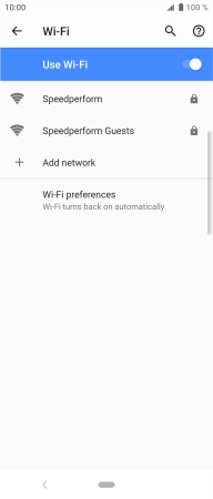 Press Wi-Fi preferences.