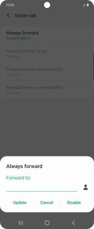 Press Disable.