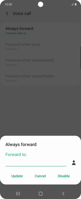 Press Disable.