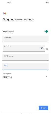 Press the drop down list below 'Security type'.