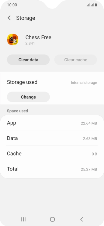 Press the Home key to return to the home screen.