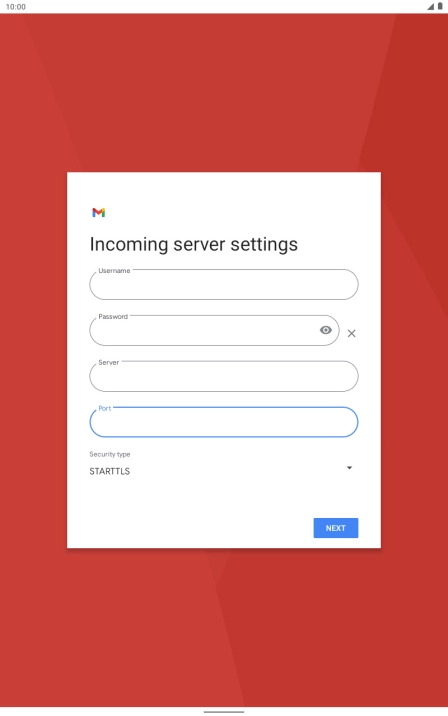 Press the drop down list below 'Security type'.
