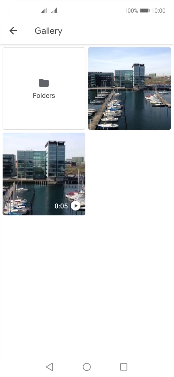 Press Folders and go to the required folder. Press Folders and go to the required folder.