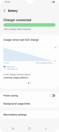 Press Power saving.