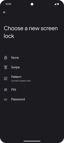 Press None.