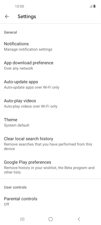 Press Auto-update apps. Press Auto-update apps.
