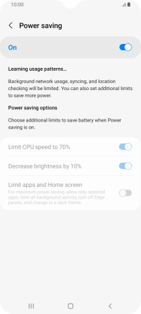 Press the Home key to return to the home screen.
