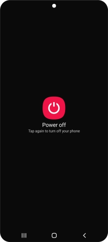 Press Power off.