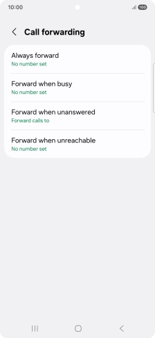 Press the Home key to return to the home screen.