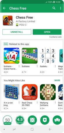 Press the Home key to return to the home screen.