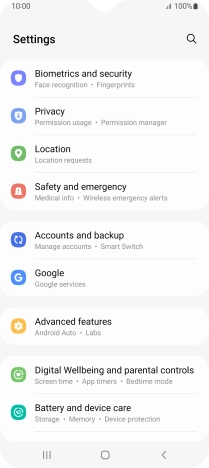 Press Google.