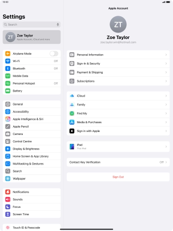 Slide your finger upwards starting from the bottom of the screen to return to the home screen.