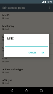 Key in 10 and press OK.