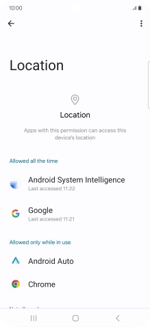 Press the required app.