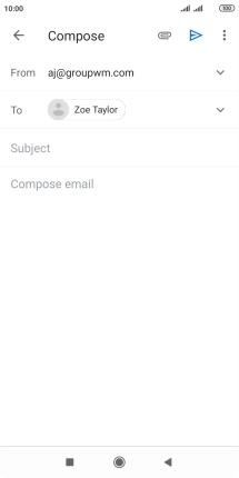 Press Subject and key in the required subject.