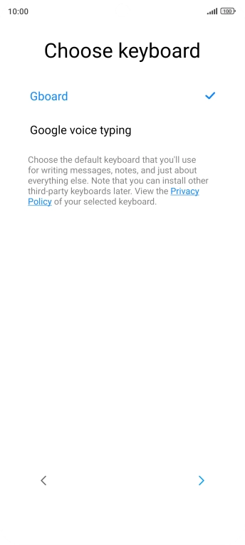 Press the required keypad.