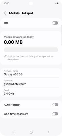 Press Network name.