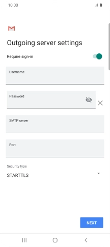 Press the indicator next to 'Require sign-in' to turn on the function.
