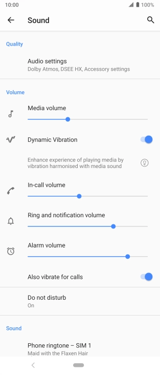 Press the Home key to return to the home screen.