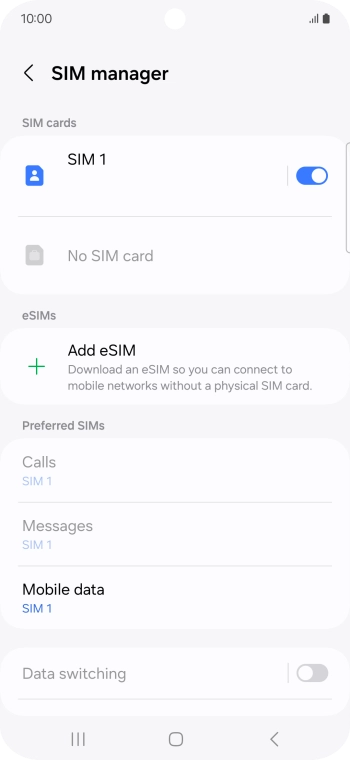 Press Add eSIM.
