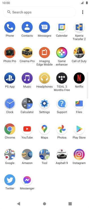 Press Google.