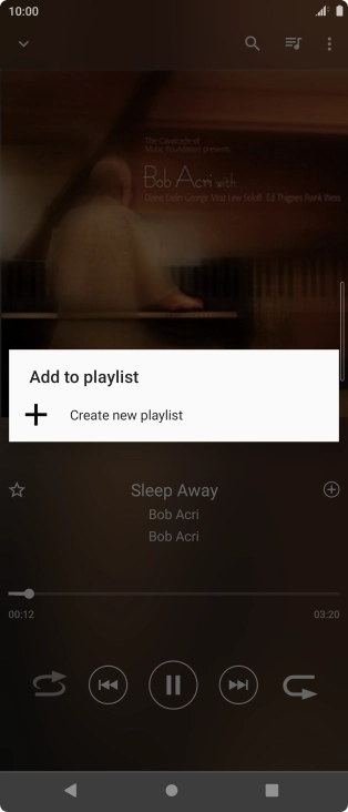 Press Create new playlist.