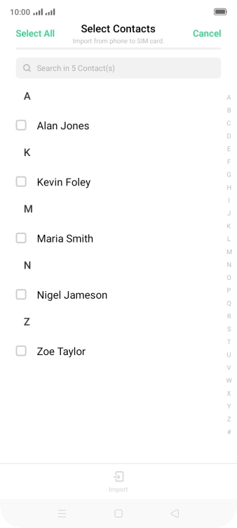 Press Select All.