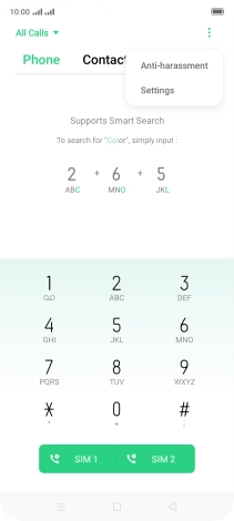 Press Settings.