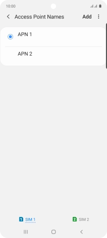 Press the Home key to return to the home screen.