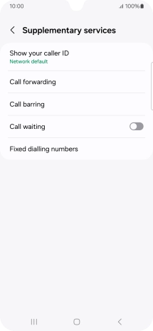 Press Show your caller ID.