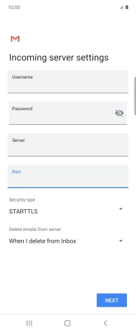 Press the drop down list below 'Security type'.