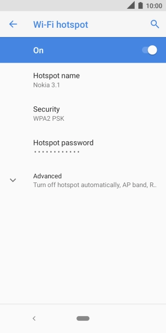 Press the Home key to return to the home screen.