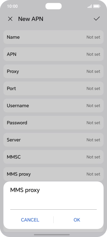 Key in 82.132.254.1 and press OK.