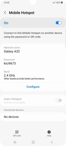 Press the Home key to return to the home screen.