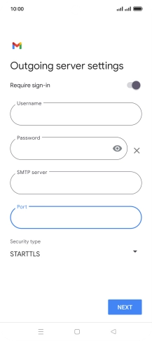 Press the drop down list below 'Security type'.