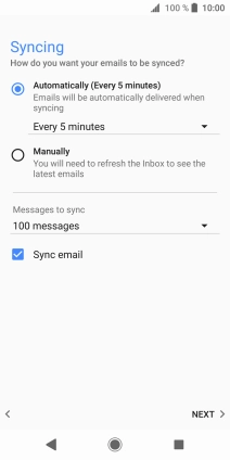Press the drop down list below 'Automatically'.