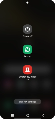 Press Power off.