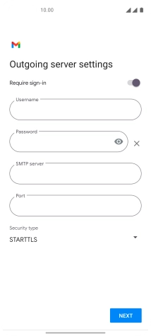 Press the indicator next to 'Require signin' to turn on the function.