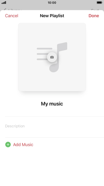 Press Add Music.