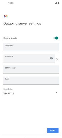 Press the indicator next to 'Require sign-in' to turn on the function.