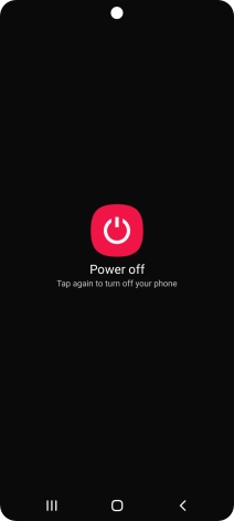 Press Power off.