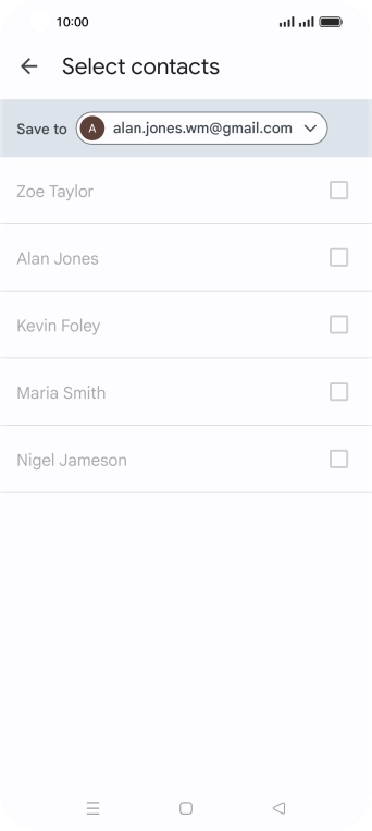 Press the drop down list next to 'Save to'.